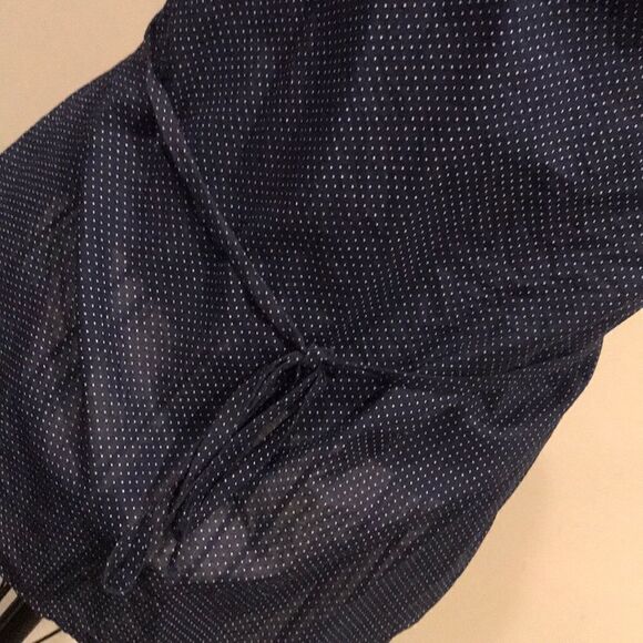 Levi's Navy w White Dots Button Front Blouse - SM - Picture 8 of 8